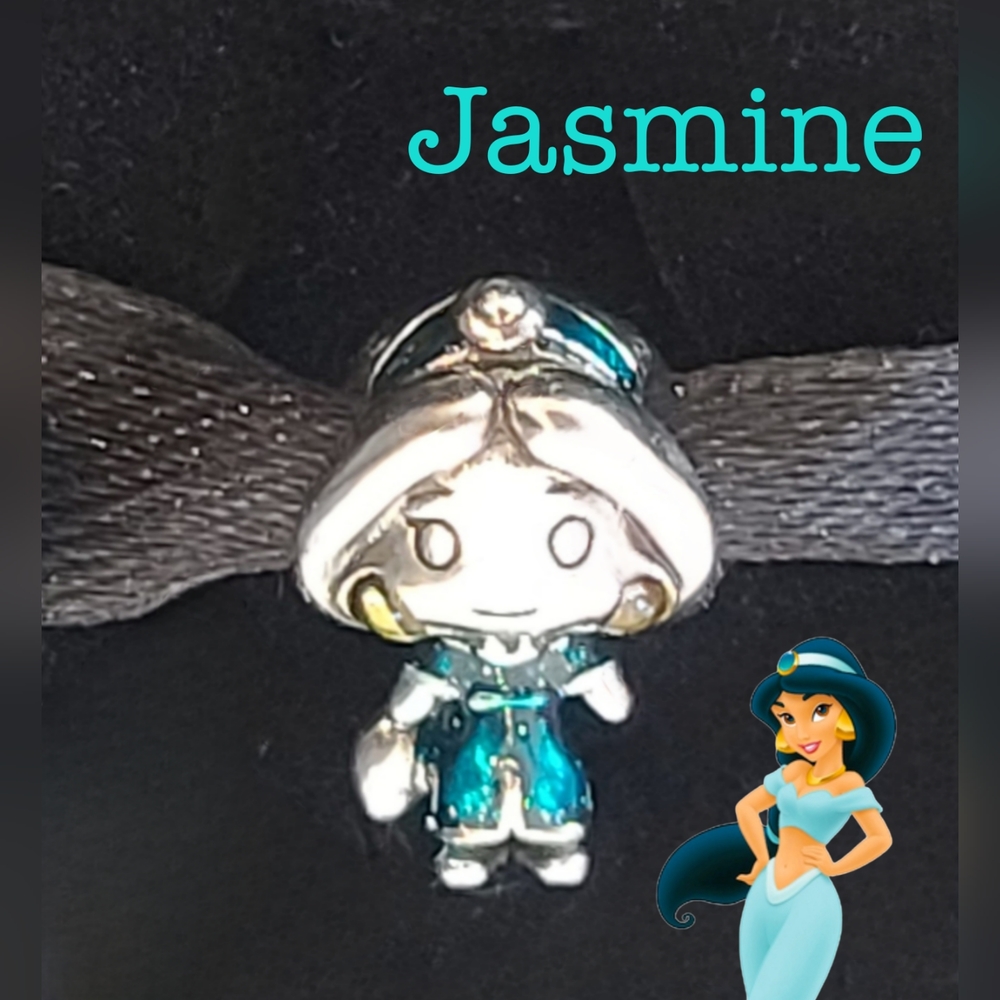 BOGO! Bundle to get the discount!! 925 Silver Jasmine Disney Princess Charm